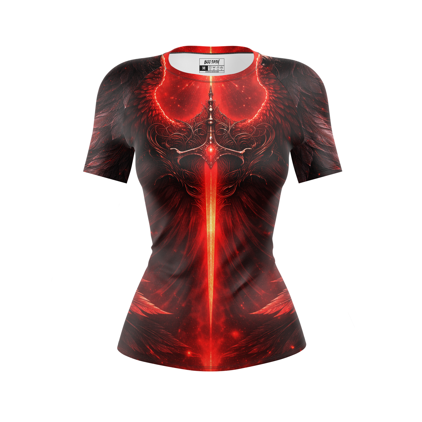 Infernal Women's BJJ Rash Guard - Short Sleeve