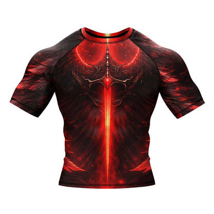 Infernal BJJ Rash Guard - Short Sleeve