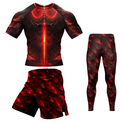 Infernal BJJ Rash Guard - Short Sleeve