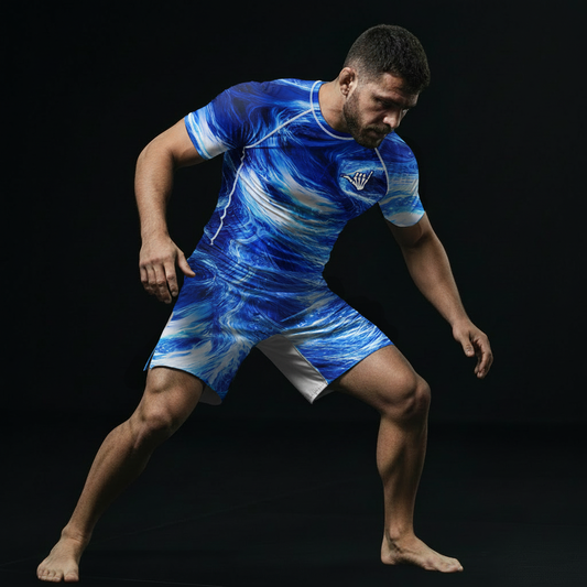 Flow BJJ Rash Guard - Short Sleeve