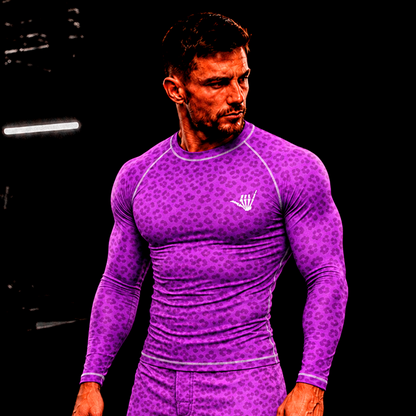 Purple Predator BJJ Rash Guard