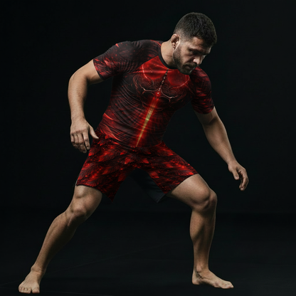 Infernal BJJ Rash Guard - Short Sleeve