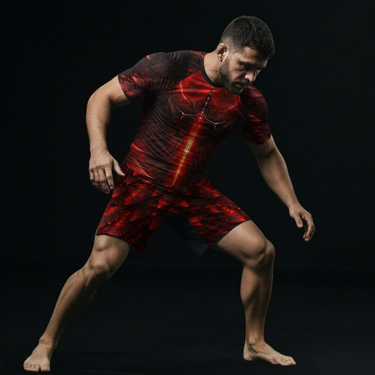 Infernal BJJ Rash Guard - Short Sleeve