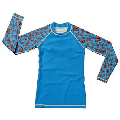 Monarch Wingspan Kids BJJ Rash Guard