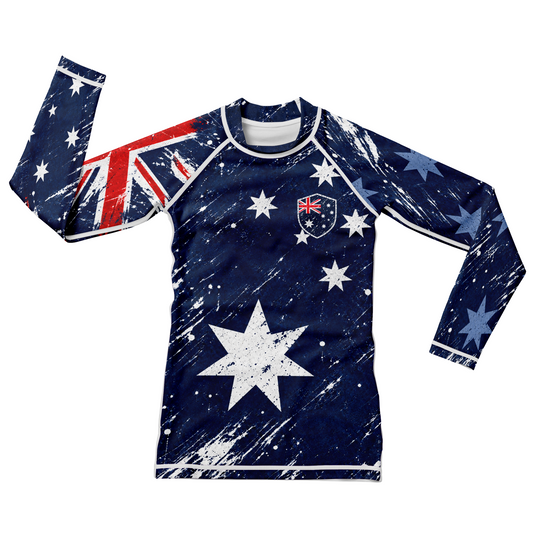 Australia Kids BJJ Rash Guard