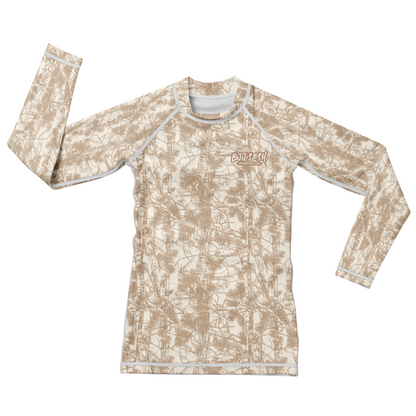 Desert Forest Camo Kids BJJ Rash Guard