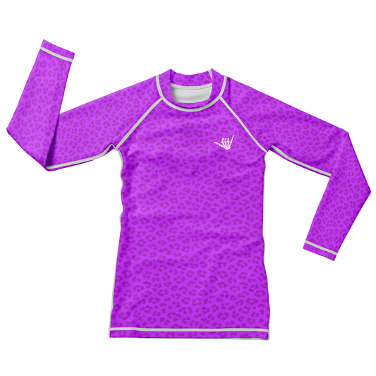 Purple Predator Kids BJJ Rash Guard