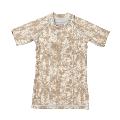 Desert Forest Camo Kids BJJ Rash Guard