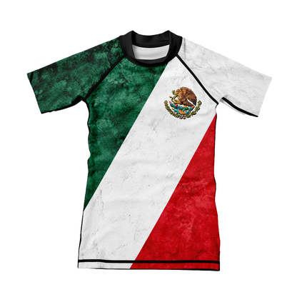 Mexico Kids BJJ Rash Guard