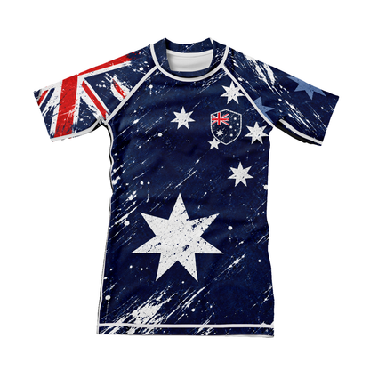 Australia Kids BJJ Rash Guard