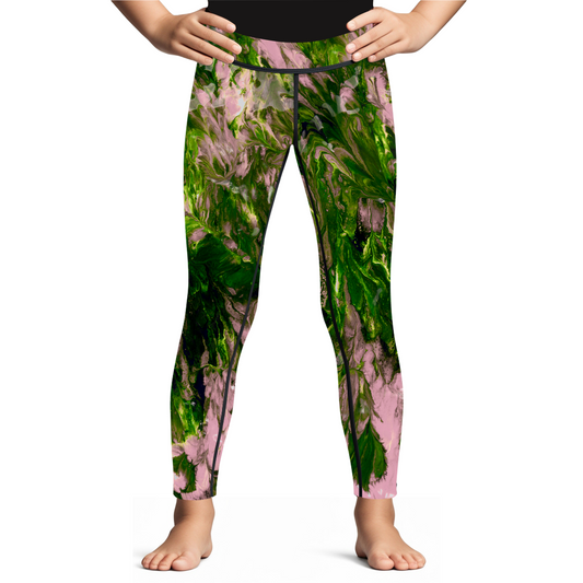 Pink Nature Grip Kids BJJ Spats