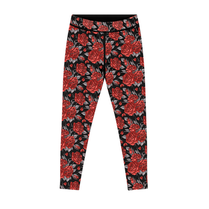 Red Death Rose Kids BJJ Rash Guard