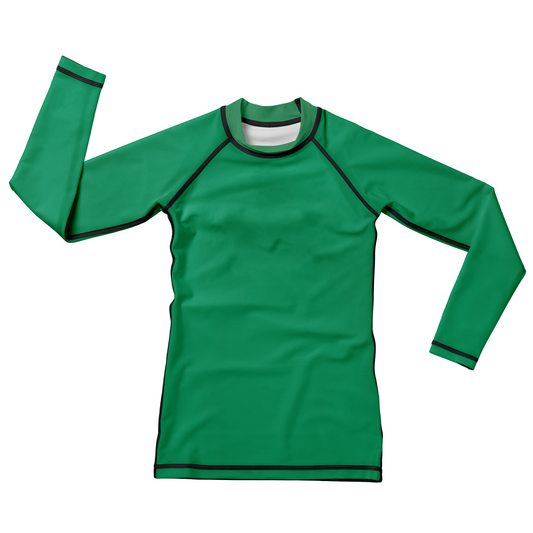 Green Finger Kids BJJ Rash Guard