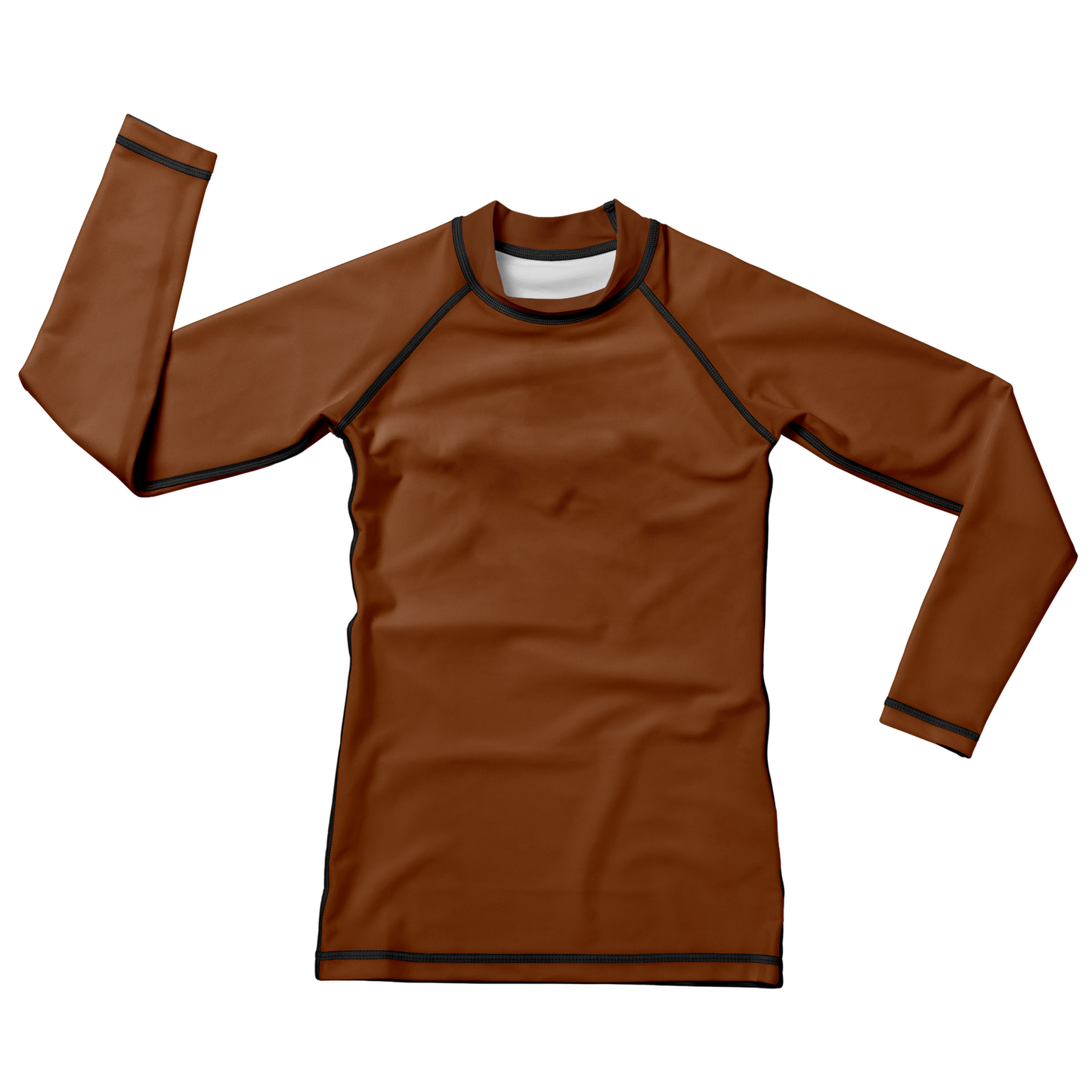Mocha Kids BJJ Rash Guard