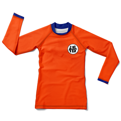 Goku Kids BJJ Rash Guard