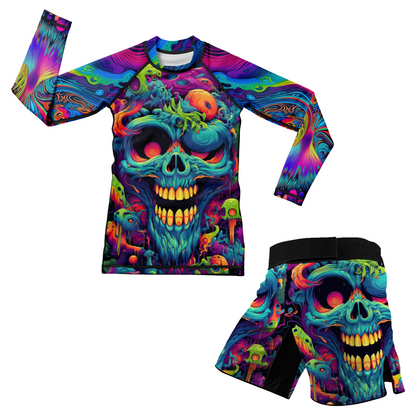 Psychedelic Lock BJJ Rashguard für Kinder