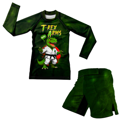T-Rex Arms Kids BJJ Rash Guard