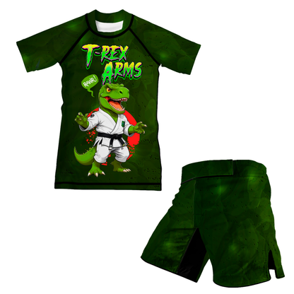 T-Rex Arms Kids BJJ Rash Guard