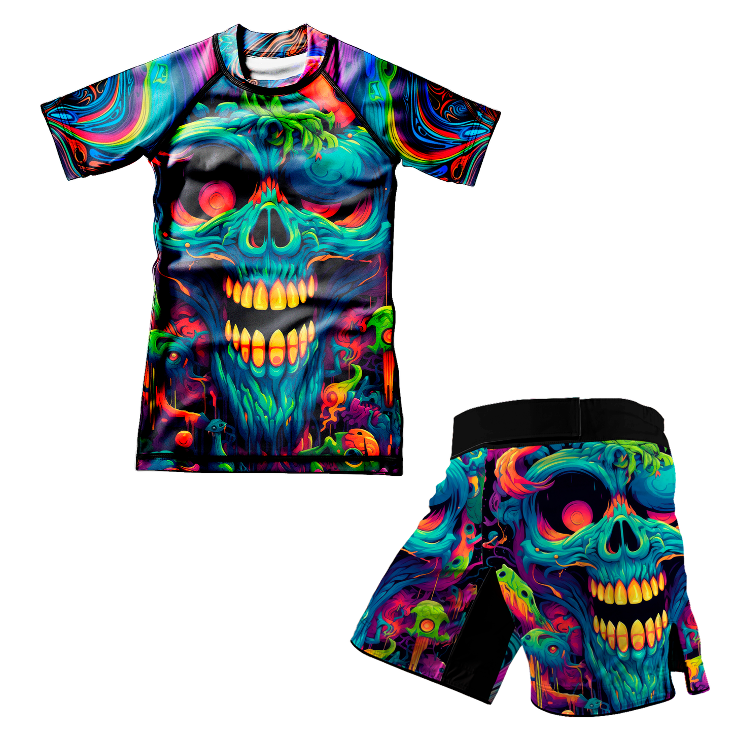 Psychedelic Lock BJJ Rashguard für Kinder