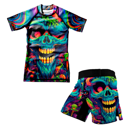Psychedelic Lock BJJ Rashguard für Kinder