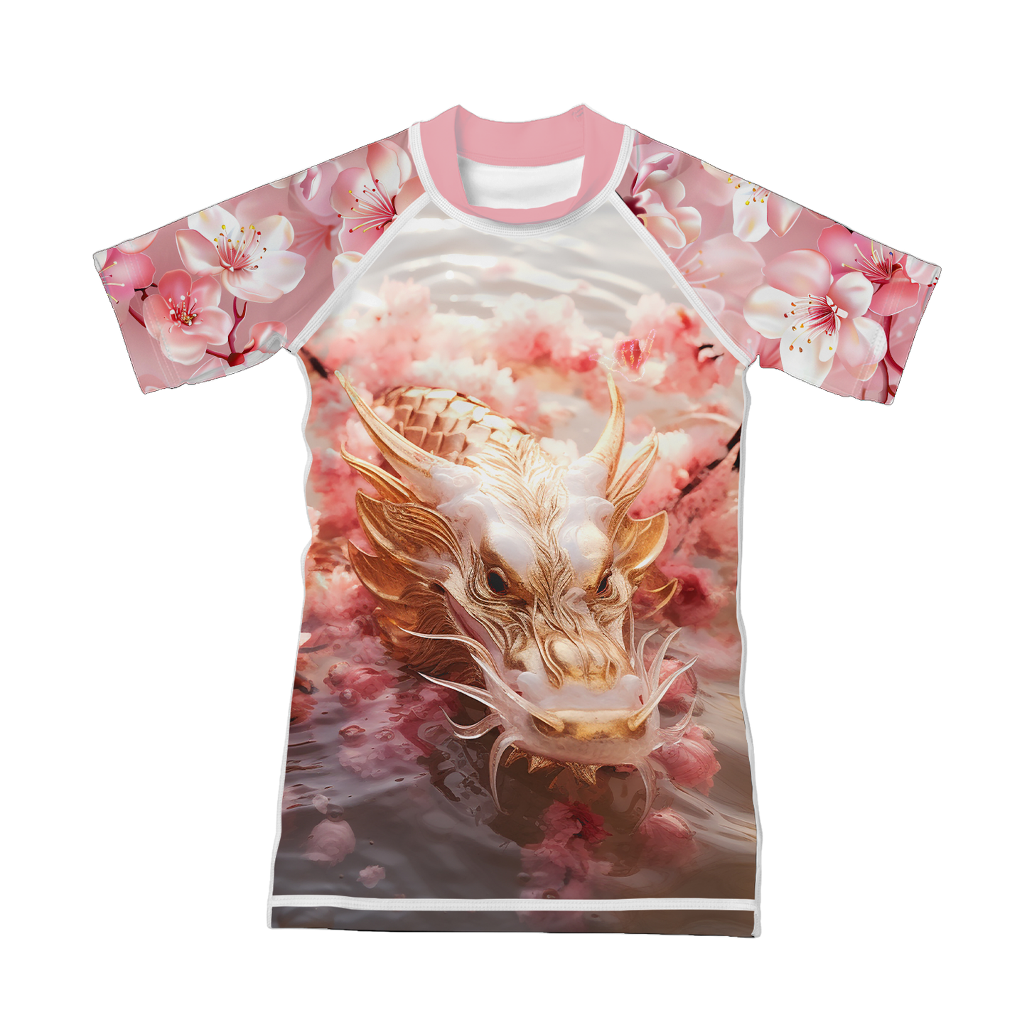 Cherry Blossom Fury BJJ Rashguard für Kinder