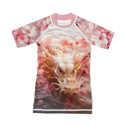 Cherry Blossom Fury BJJ Rashguard für Kinder