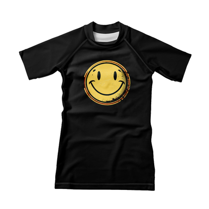 Smiley Kids BJJ Rash Guard