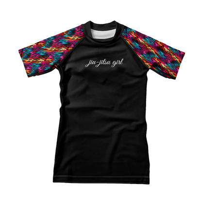 Jiu Jitsu Girl Kids BJJ Rash Guard