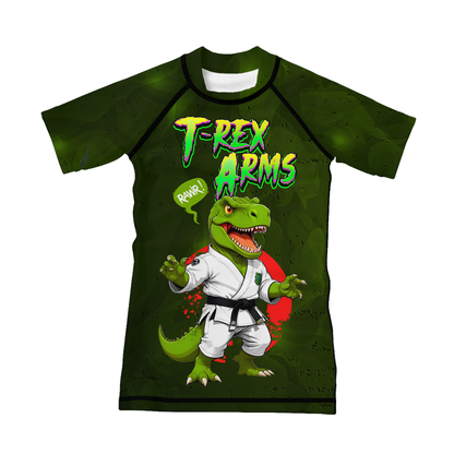 T-Rex Arms Kids BJJ Rash Guard