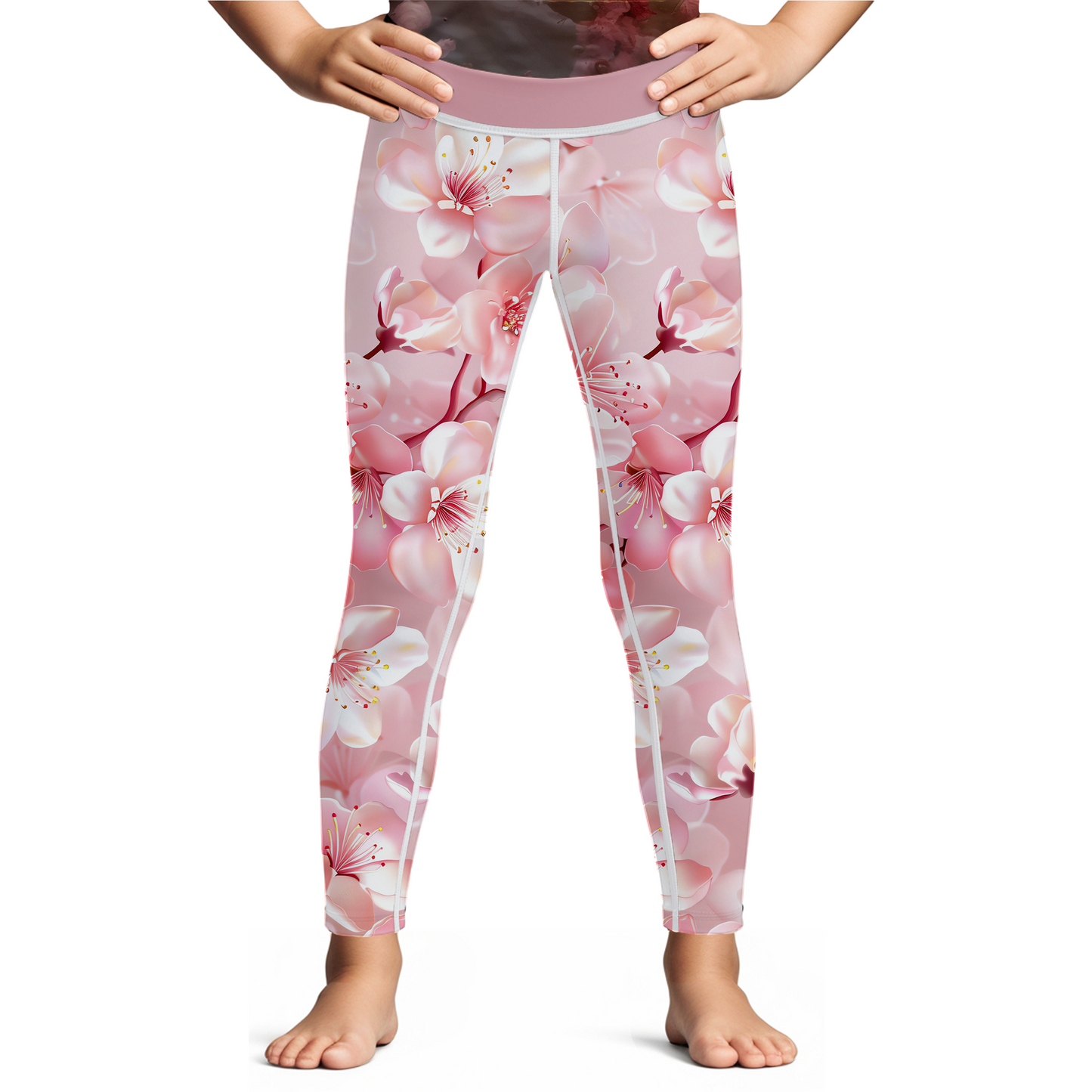 Cherry Blossom Fury Kids BJJ Rash Guard