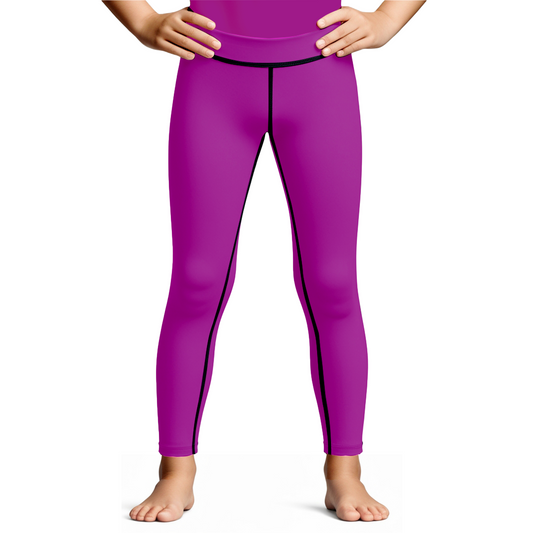 Purple Rage Kids BJJ Spats