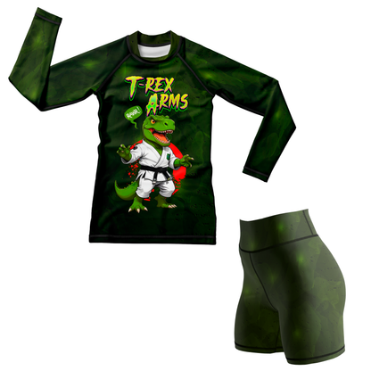 T-Rex Arms Kids BJJ Rash Guard