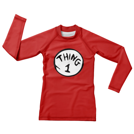 Thing 1 & Thing 2 Kids BJJ Rash Guard