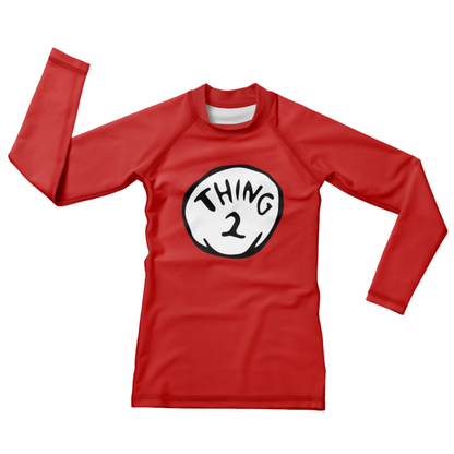 Thing 1 & Thing 2 Kids BJJ Rash Guard