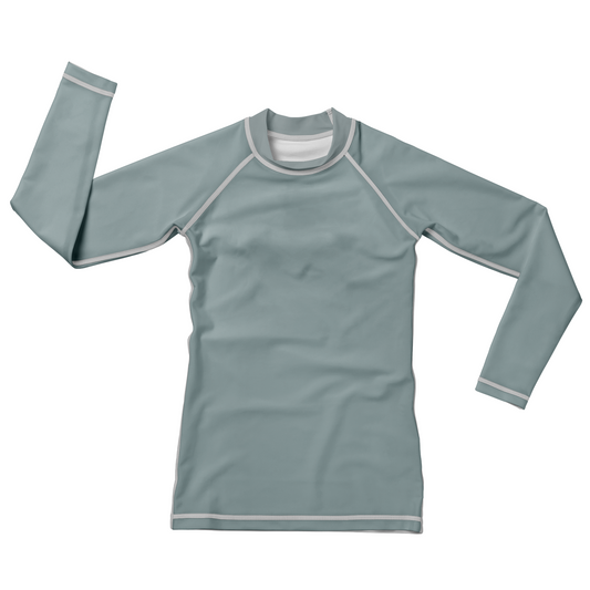 Horizon Grey Kids BJJ Rash Guard