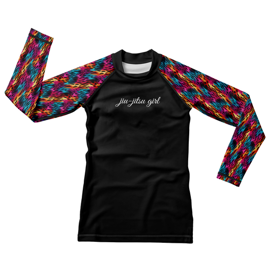 Jiu Jitsu Girl Kids BJJ Rash Guard