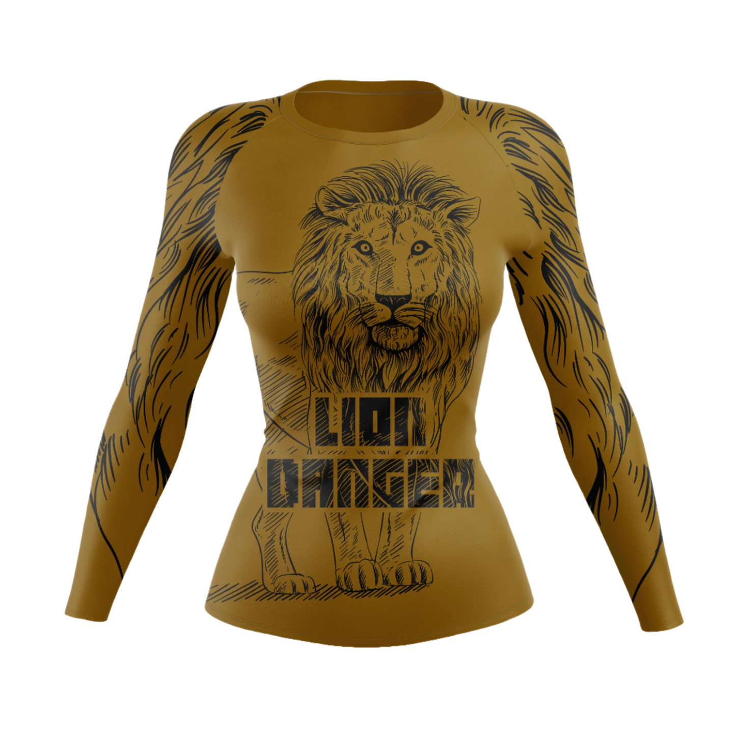 Lion Danger Women's BJJ Rash Guard