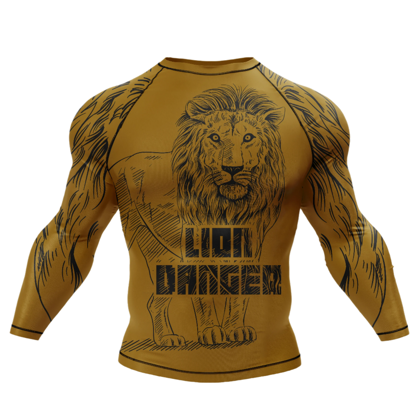 Lion Danger BJJ Rash Guard