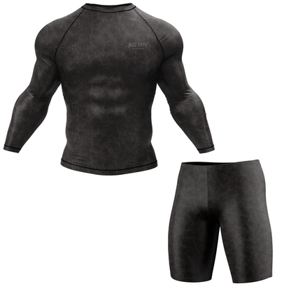 Midnight Forest Camo BJJ Rash Guard