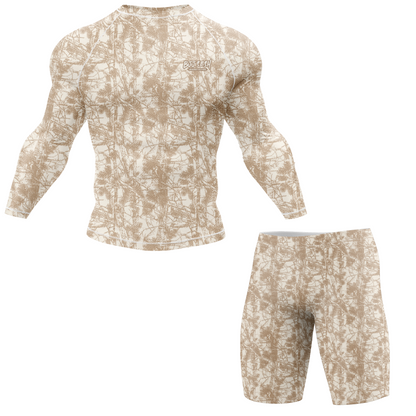 Desert Forest Camo BJJ Rash Guard