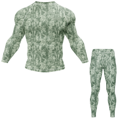 Green Forest Camo BJJ Rash Guard