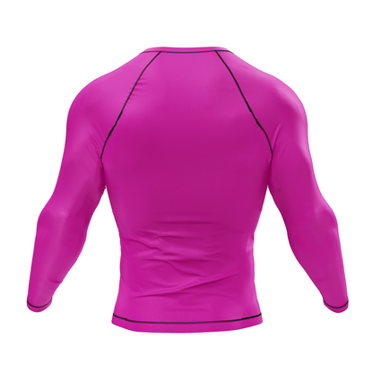 Purple Rage BJJ Rash Guard