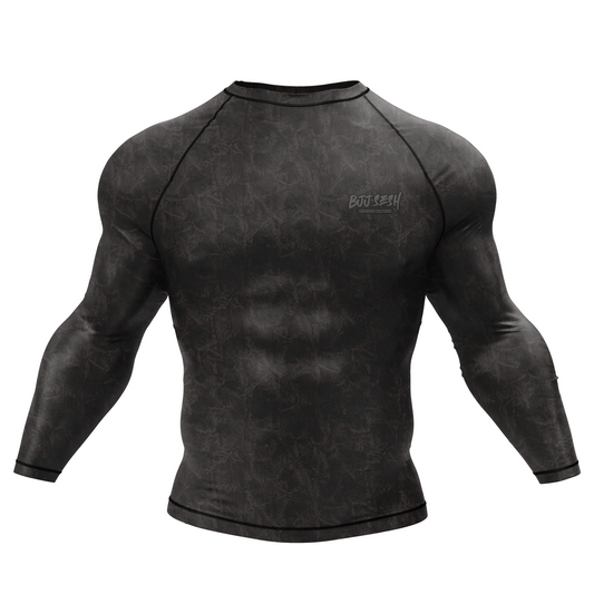 Midnight Forest Camo BJJ Rash Guard