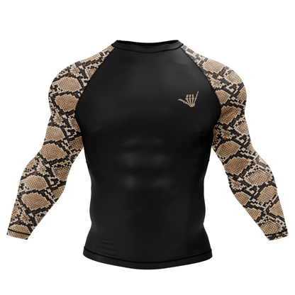Mid Snakeskin BJJ Rash Guard