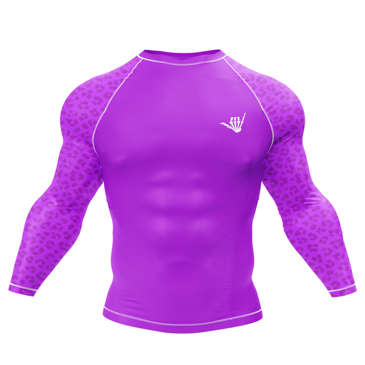 Mid Purple Predator BJJ Rash Guard