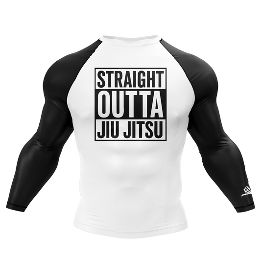 Straight Outta Jiu Jitsu BJJ Rash Guard