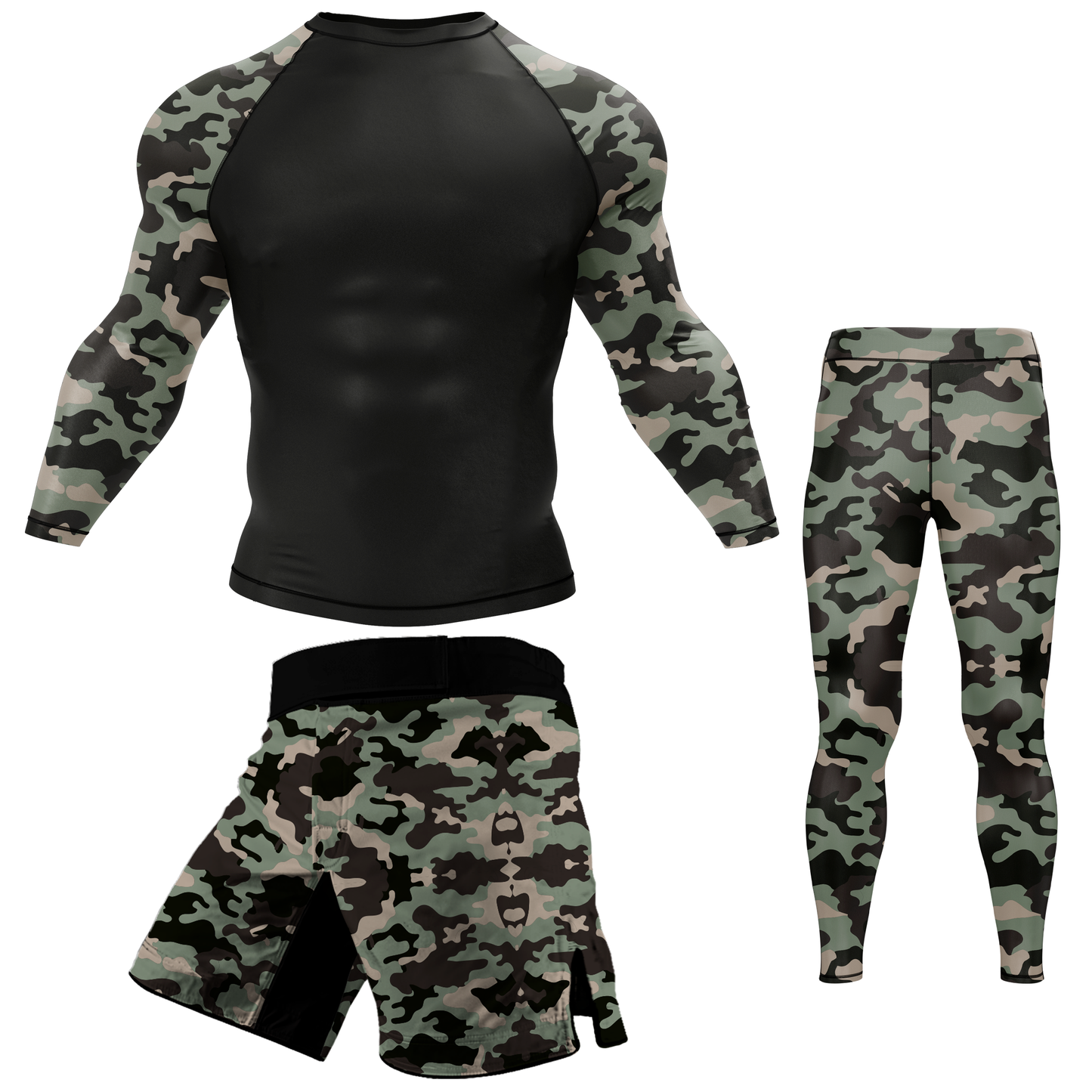 Camouflage BJJ Rash Guard