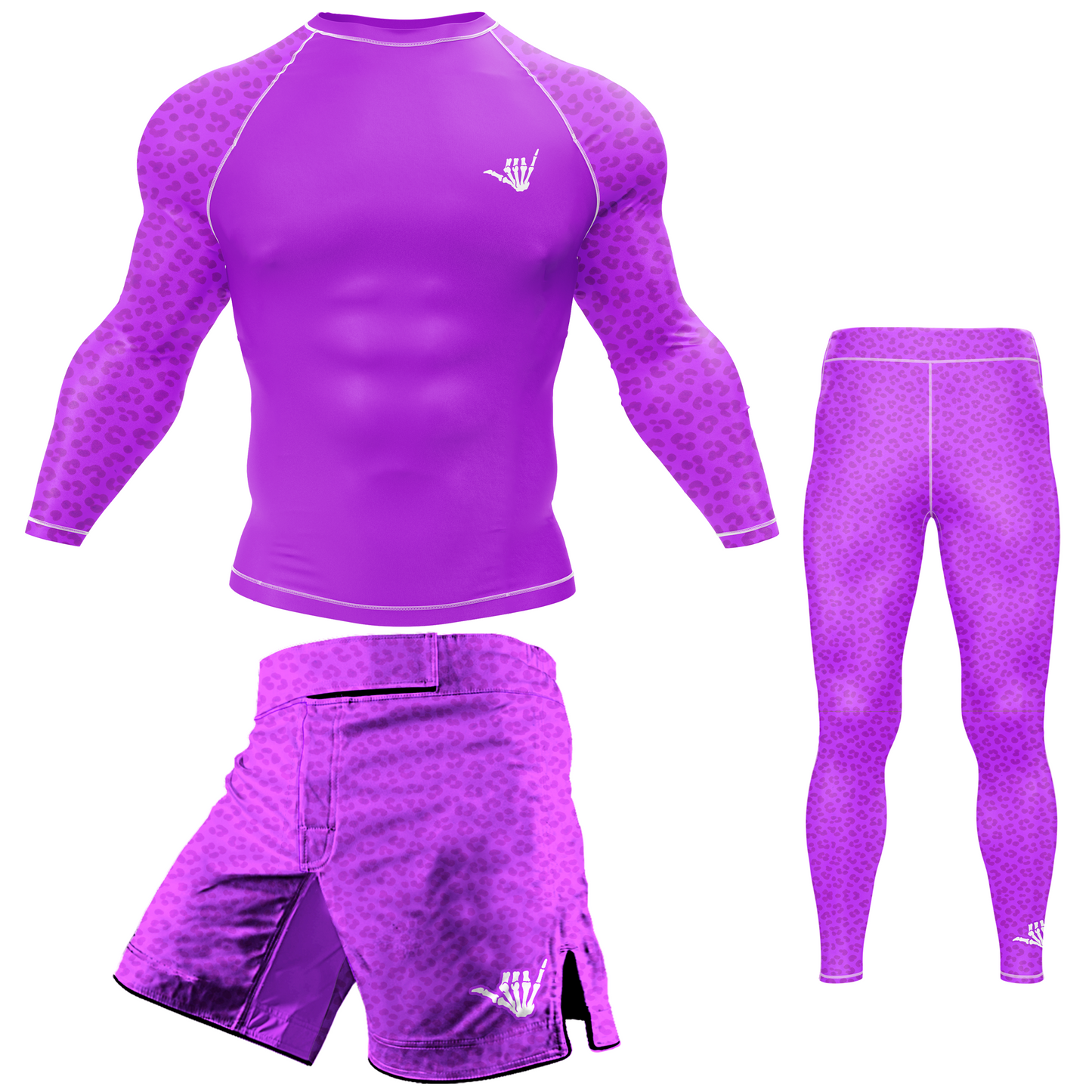 Mid Purple Predator BJJ Rash Guard