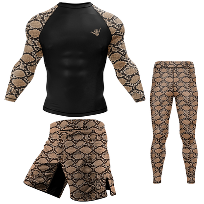 Mid Snakeskin BJJ Rash Guard