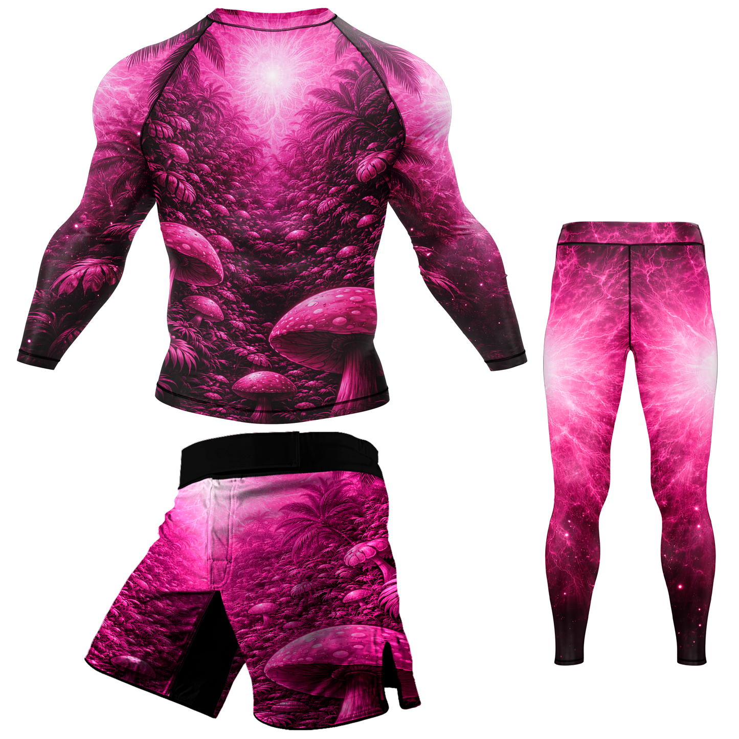 Pink Paradise BJJ Rash Guard